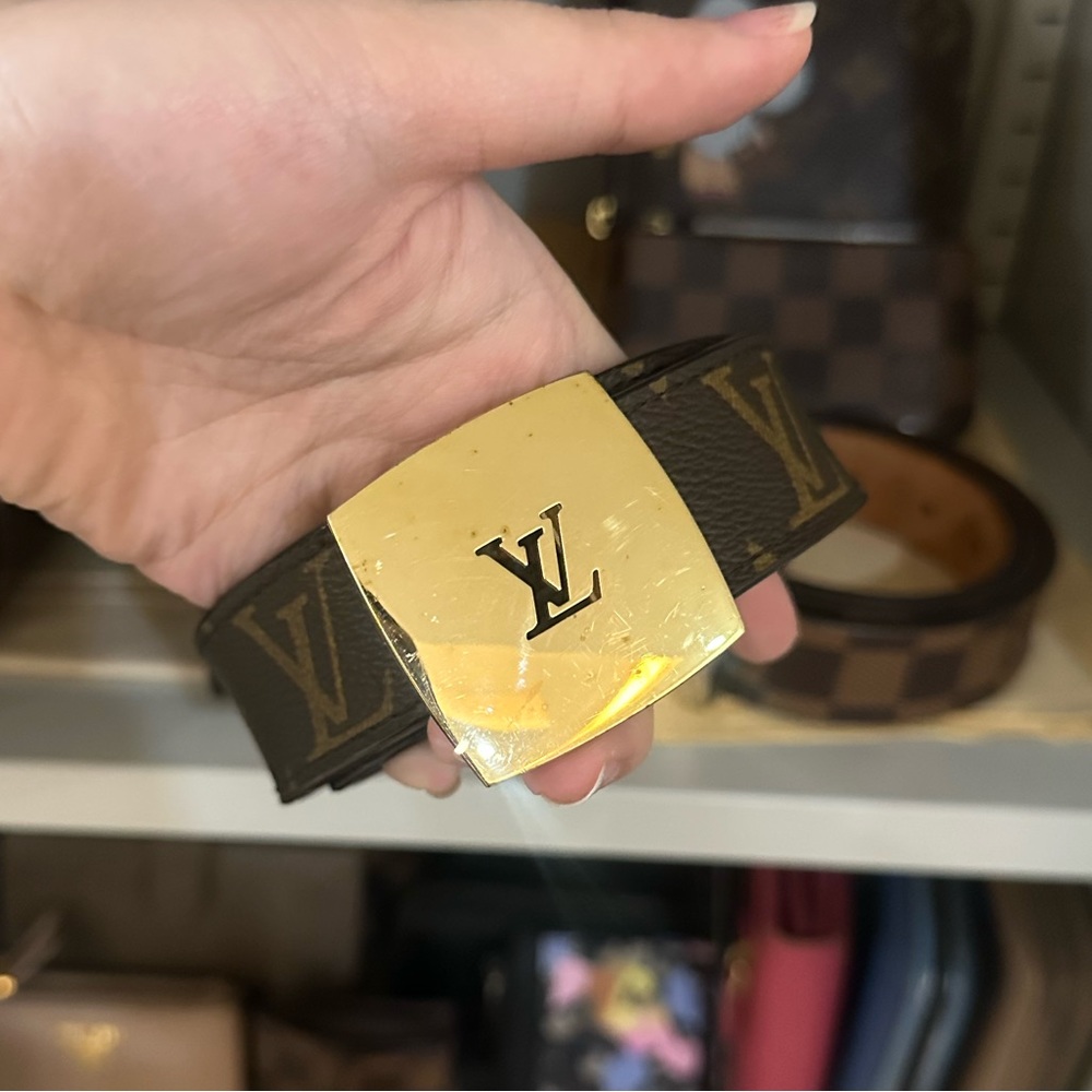 ❌SOLD❌ LV Belt Monogram Gold Buckle